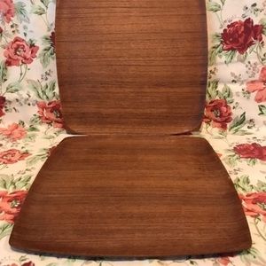 Vintage made in Japan teak plates